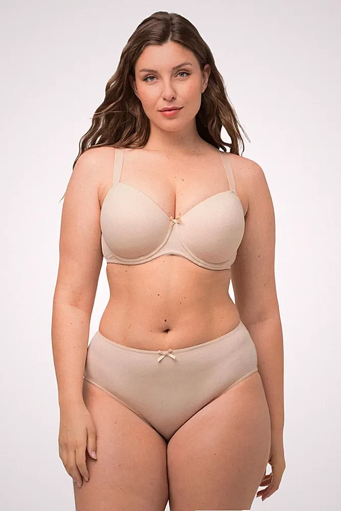 Bügel-BH Ulla Popken Damen Plus Size Softschale Cup B-E große Größen