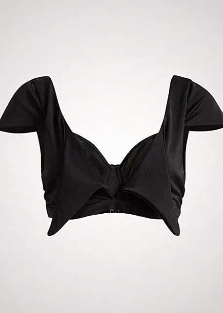 Bügel Bikini Oberteil Gr. 80 Cup D Schwarz Damen-Bademode Bade-BH Neu*