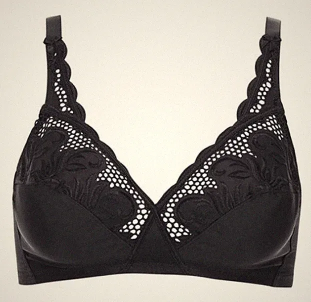 Bügelloser BH Criss Cross Modern Tricot schwarz