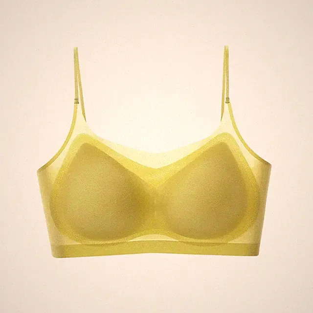Bügelloser Push Up BH für Damen nahtlos ultradünn einfarbig weich Comfort Fit