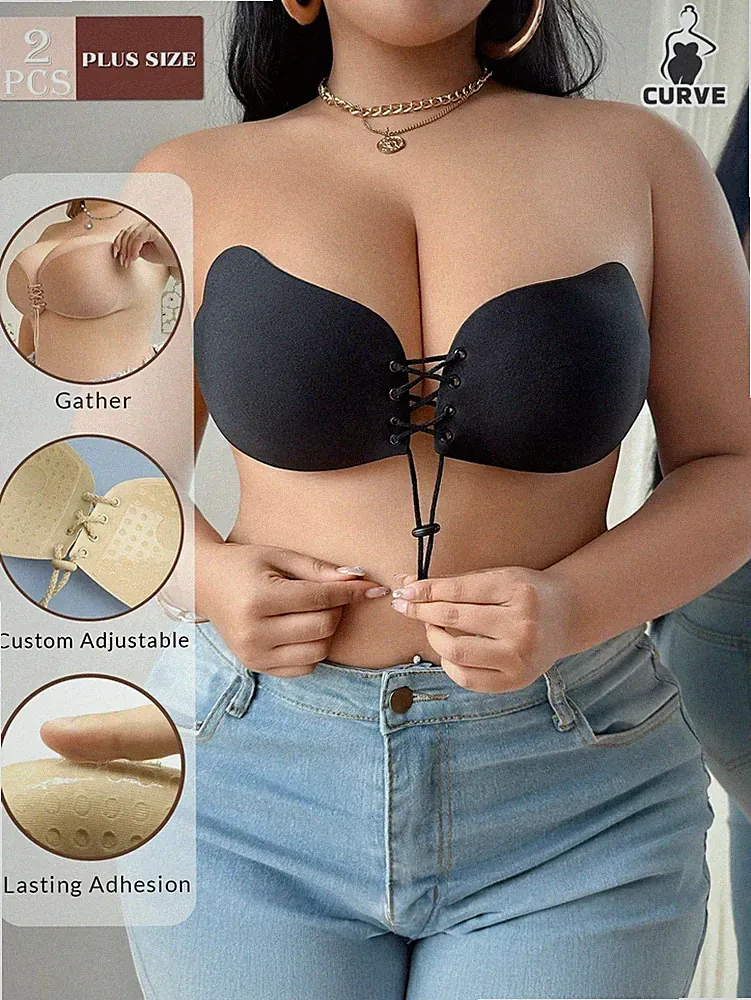 Bügelloser Push Up BH in Große Größen Verstellbar und Atmungsaktiv für Billig24