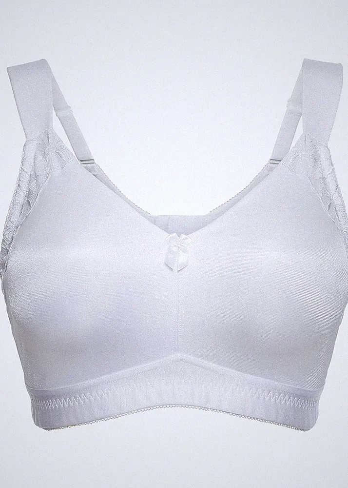 Bügelloser T-Shirt BH Gr 95 Cup E Weiß Damen-Bra Unterwasche Oberteil Neu*
