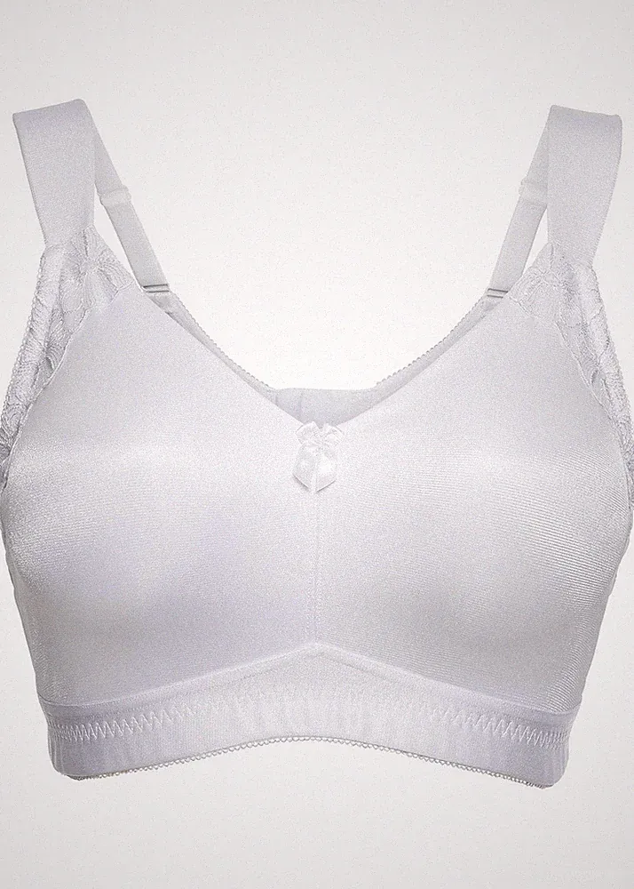 Bügelloser T-Shirt BH Gr 95 (E) Weiß Damen-Bra Unterwasche Oberteil Neu*