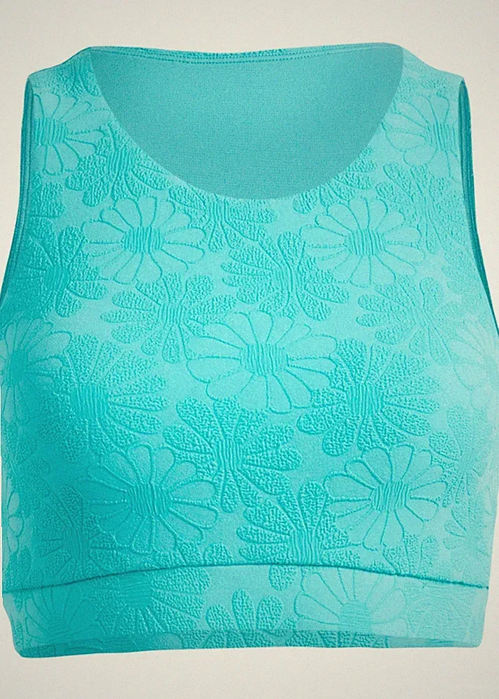 Bustier Bikini Oberteil Gr. 36 Türkis Damen-Bademode Bade-BH Neu