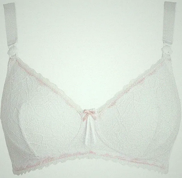 Cache Coeur Iris Still-BH soft BH ohne Bügel Gr.70F UK 32E Magnetic klip Weiß