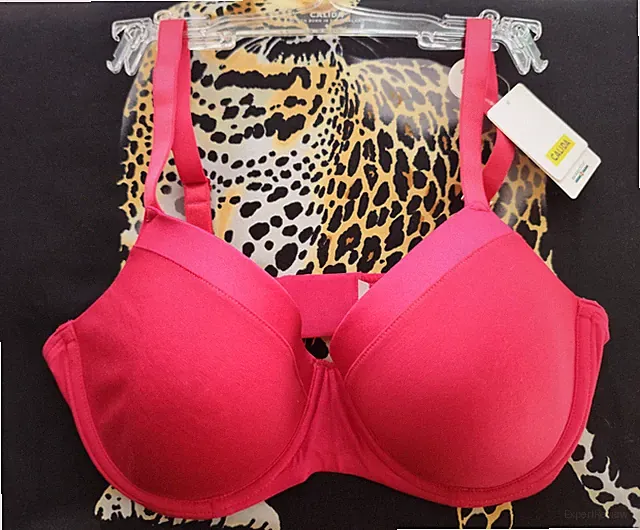 Calida Mey Damen BH Bügel Bh, T-Shirt BH Full Cup, 80D, Neu, mit Etikett. Rot