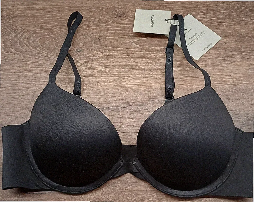 Calvin Klein BH Push Up BH Plunge 75B schwarz