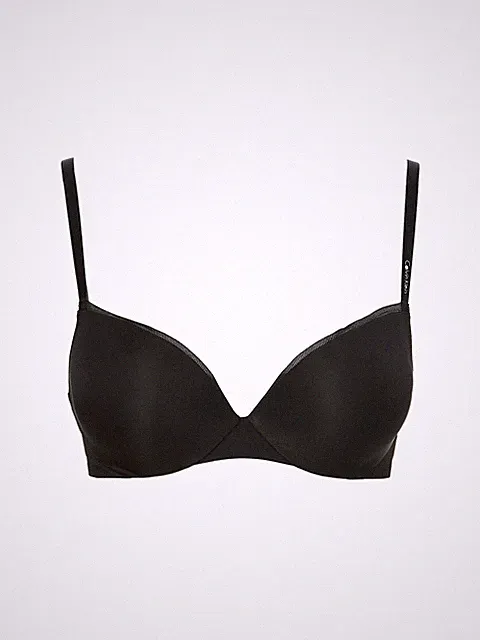 Calvin Klein Damen Unterwäsche BH Demi Lift 70 DD Schwarz 000QF1738E001