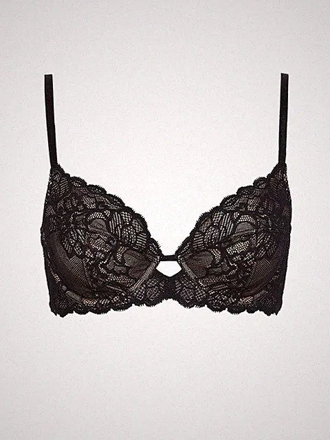 Calvin Klein Damen Unterwäsche BH Full Coverage Unlined 70 DD Schwarz 000QF1741E