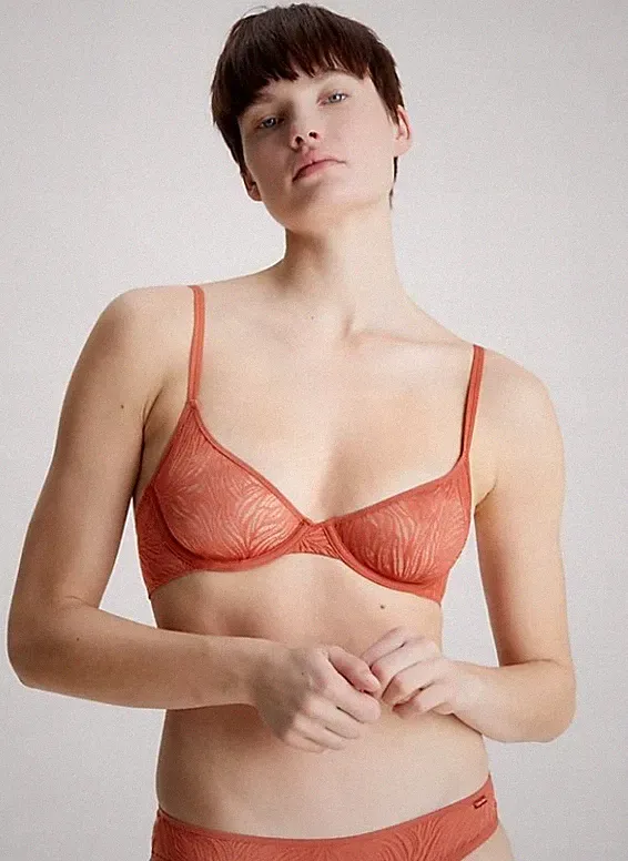 Calvin Klein Halbschalen-BH Orange 85A
