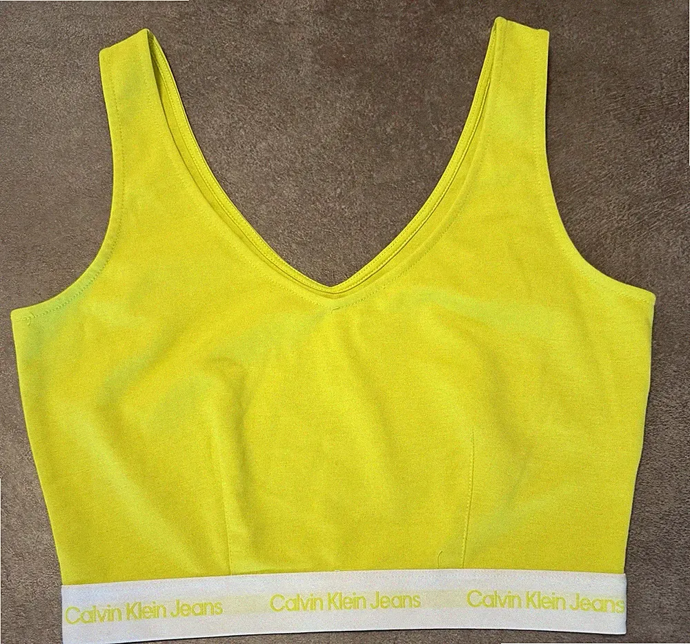 Calvin Klein Jeans Frauen Damen Sport BH Bustier Größe S Fitness