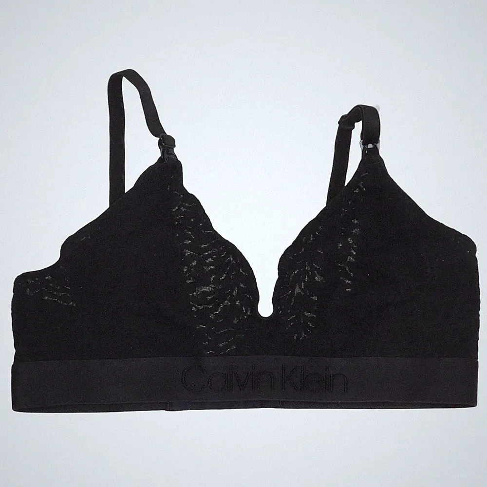 Calvin Klein, Still-BH, Größe: 95B, Schwarz, Baumwolle/Elasthan/Modal #m3t