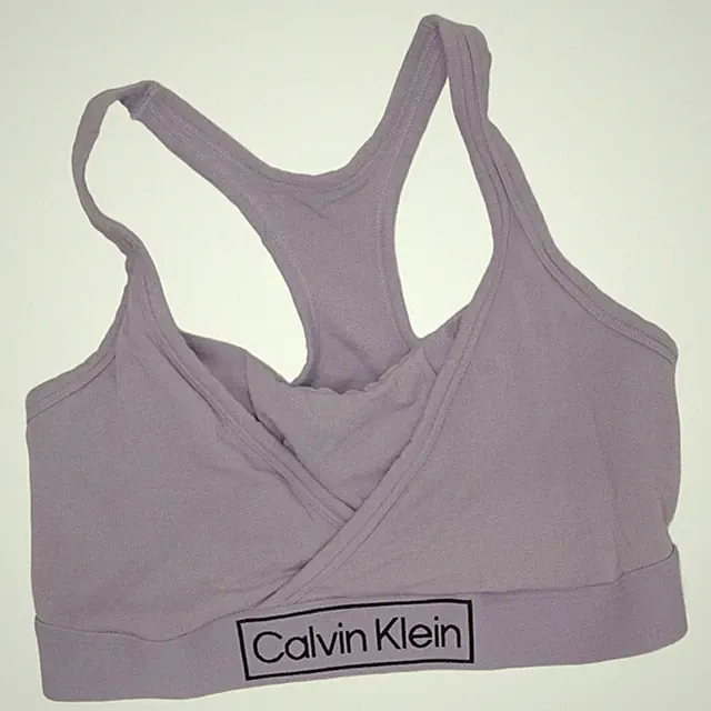 Calvin Klein, Still-BH, Größe: L, Lila, Baumwolle/Elasthan, Einfarbig #Bhv