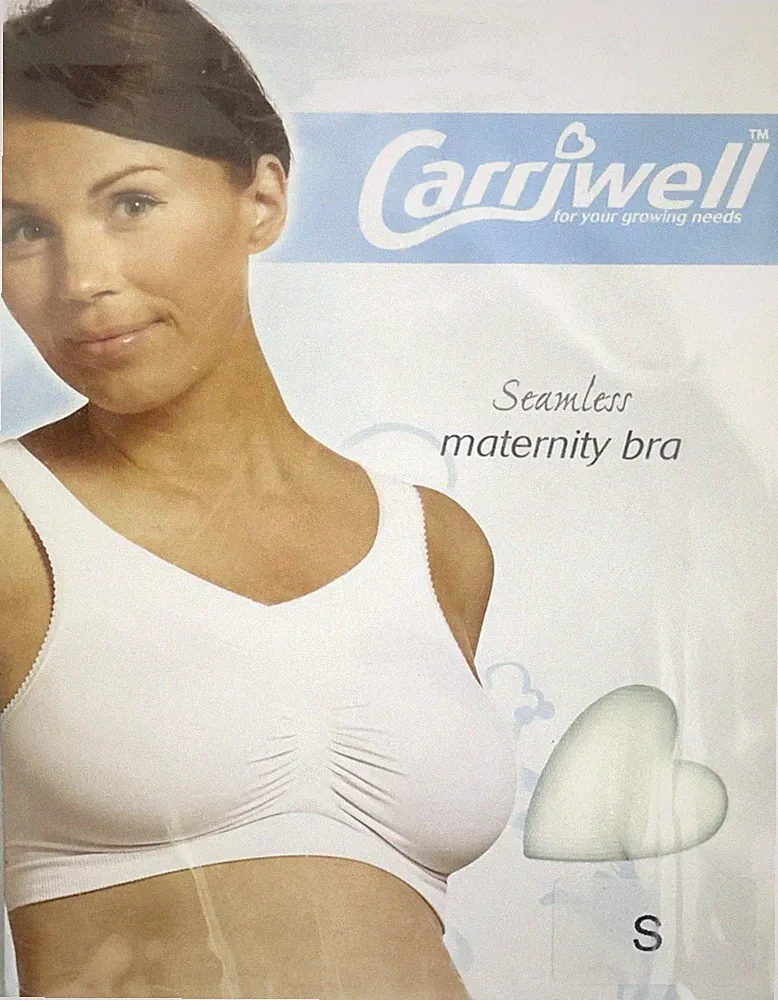 Carriwell Schwangerschafts-BH Umstands-BH nahtlos Stretch halt Komfort bügellos