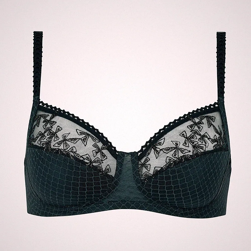 CHANTELLE Bügelloser-BH Gr.75 Cup C Dunkelgrün Neu mit Etikett (NP€72)