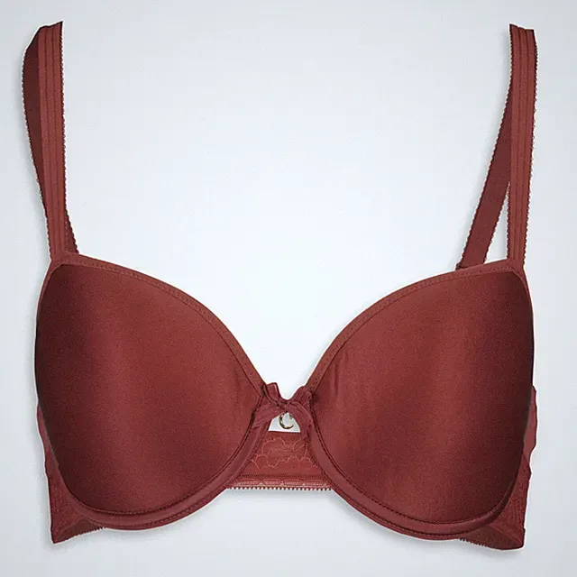 Chantelle Damen BH, Chantelle Easy Feel Bugel Damen Bhs Unterwäsche, Bordeaux
