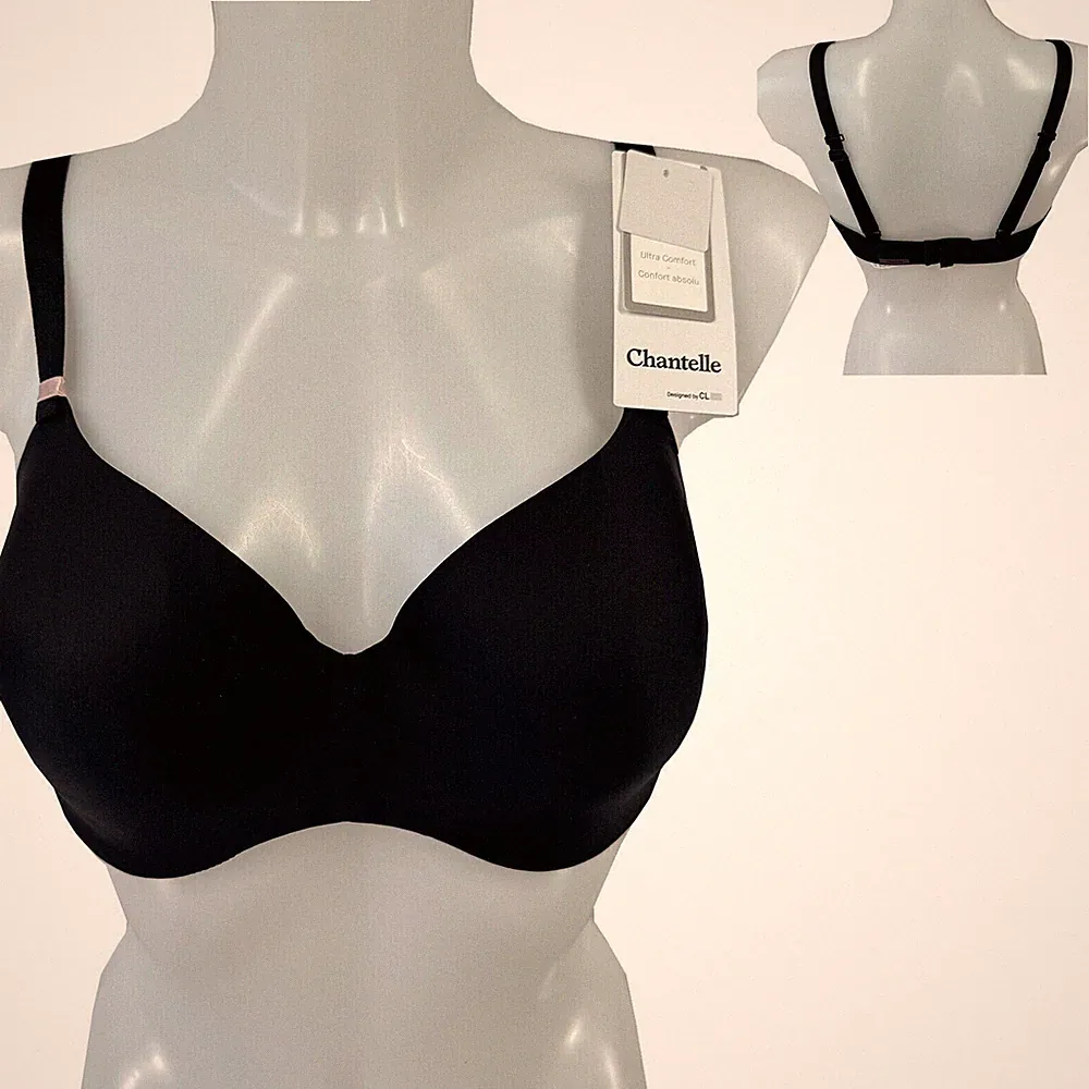 Chantelle Damen BH mit Bügel nahtlos absolute Invisible Gr. 70G Schwarz