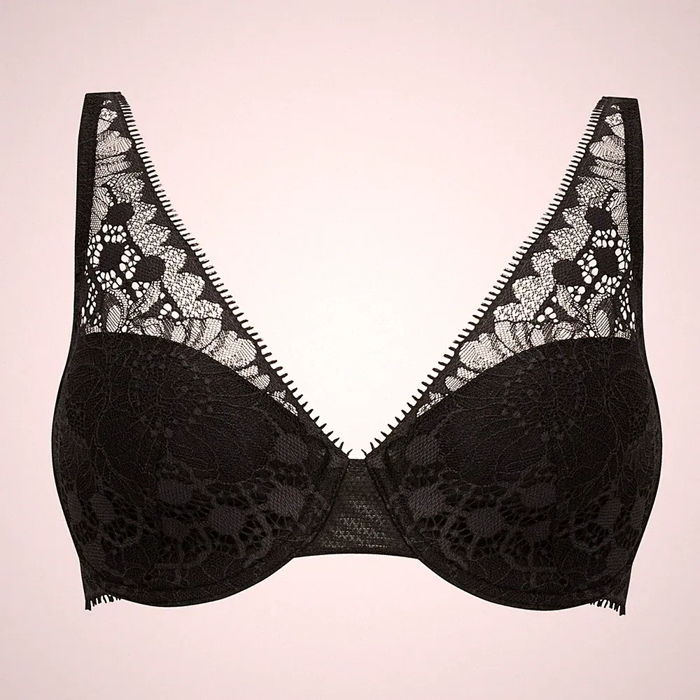 Chantelle *Day To Night* Schalen-BH schwarz Spitze Gr. 75 B 80 B 85 B NP 92 €