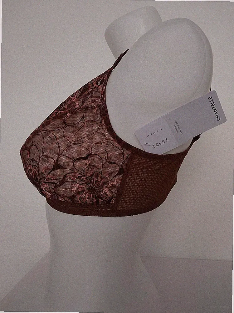 CHANTELLE Fleurs Bügelloser-BH Leo Print. FR. Gr. L; EU Gr.85 Cup D (NP€90)