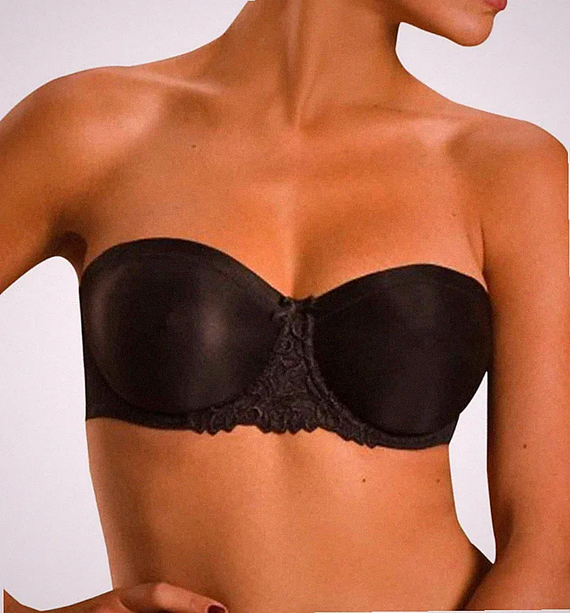 Chantelle Hedona C2035 Damen Trägerloser Ungepolserter BH mit Bügel und Spitze