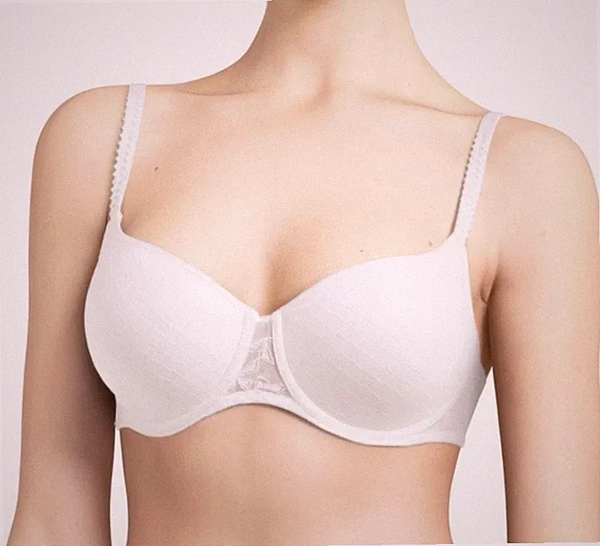Chantelle INSTANTS Damen T-Shirt-BH MEMORY ABDECKT gepolsterter Bügel-BH Neu