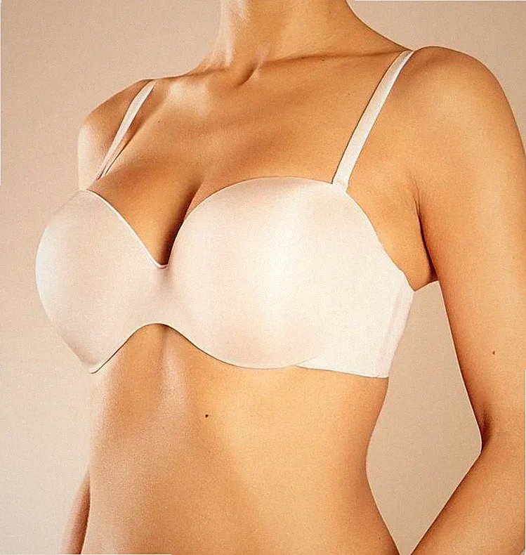 Chantelle Irresistible Bandeau gepolsterter Bügel-BH mit abnehmbaren Trägern Neu
