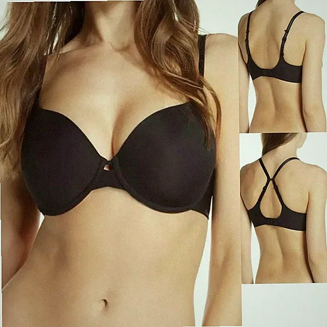 Chantelle Modern Flex Damen BH mit Bügel T-Shirt-BH Gr. 65G Schwarz