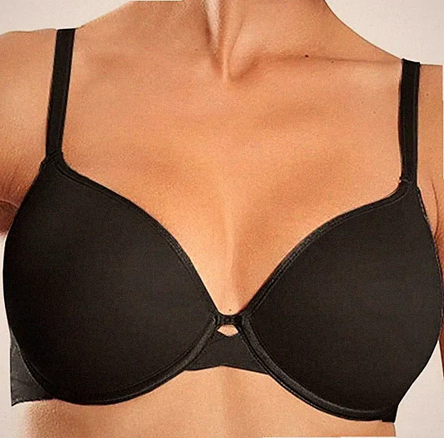 Chantelle Modern Flex Schalen T-shirt Bügel BH Gr.70D UK 32D geformt wattiert