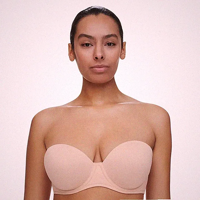 Chantelle Reggiseno a Fascia Mit Bügel Pink Microfaser C18JNK