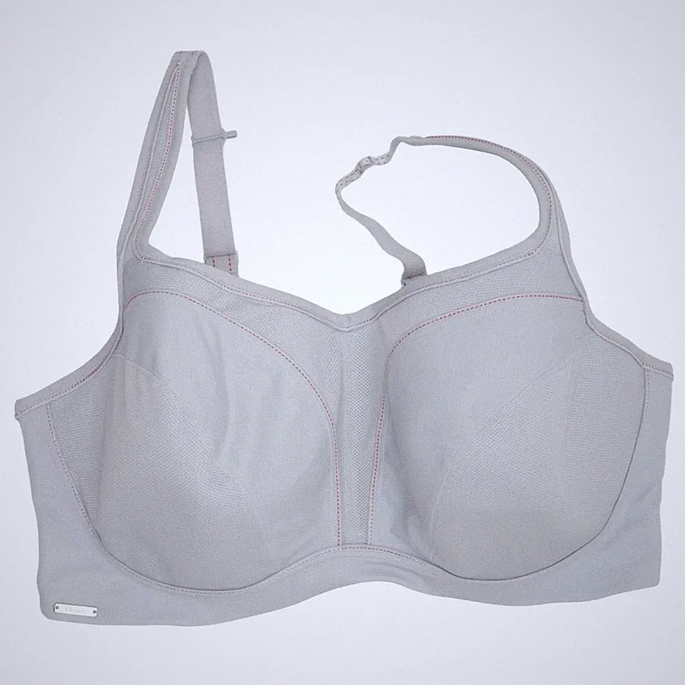 Chantelle, Sport-BH, Größe: 95G, Grau, Elasthan/Polyester, Einfarbig, Mesh #oXA
