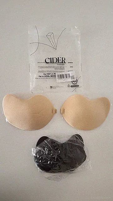 Cider Doppelpack Klebe BH Push up Rückenfrei Trägerlos BH B Cup