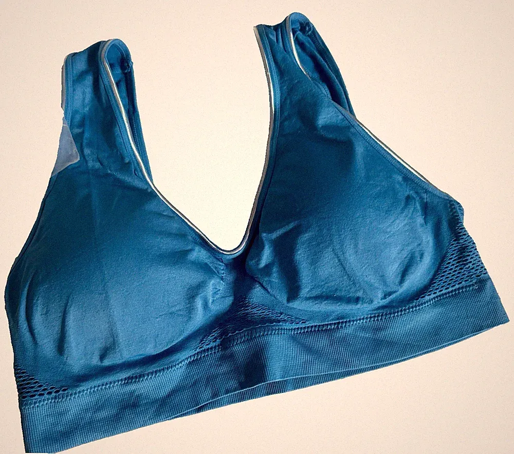 *Comfort- BH*Nahtlos/ohne Verschluss*Türkisblau*Gr.6XL*ungetragen*