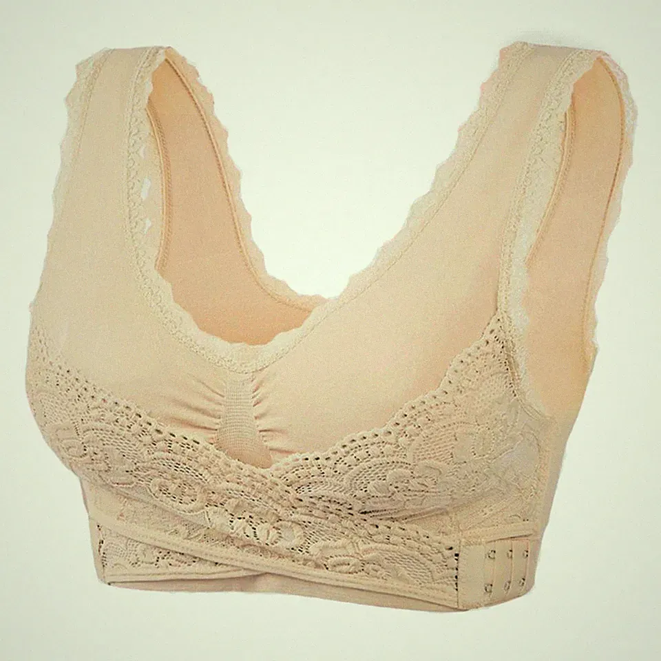 Comfort BH--Seamless-- Nahtlos Bustier --Gr. 5XL-- Beige- Neuware!