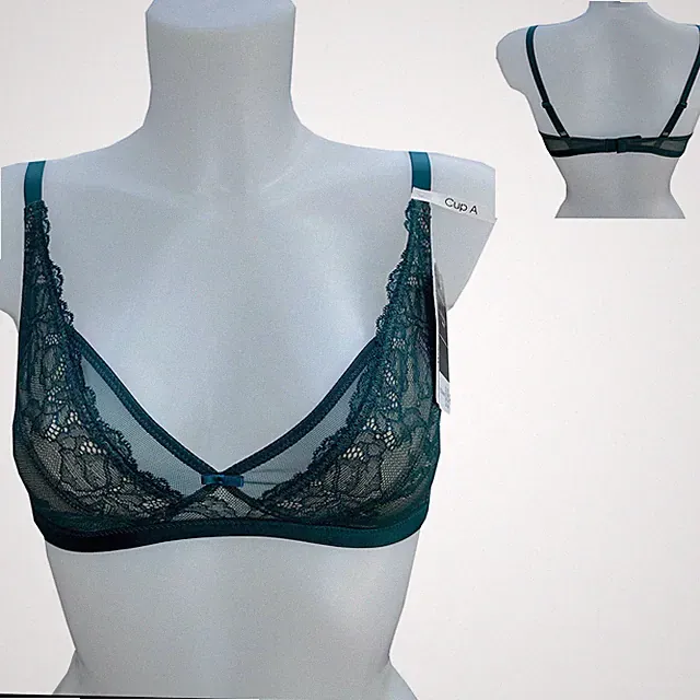 Conturelle by Felina Damen BH Bügellos ungefüttert Mystery Smaragd Grün NEU