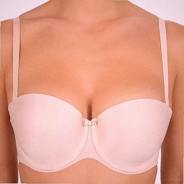 Conturelle Damen BH mit Bügel Schalen-BH abnehmbare Träger Gr. 75E Nude