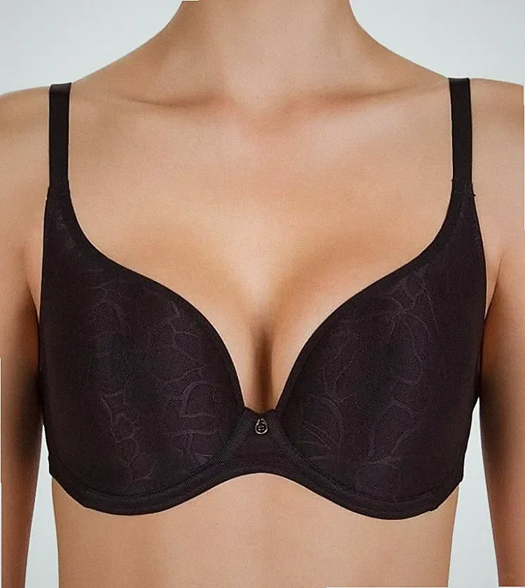 Conturelle Spacer BH mit Bügel 807823 Silhouette Collection Schwarz Neu