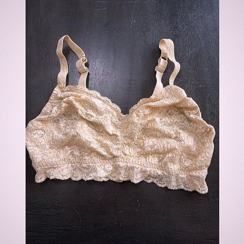 Cosabella Never Say Never Curvy Sweetie Bralette Ivory Lace 3X Made in Italy