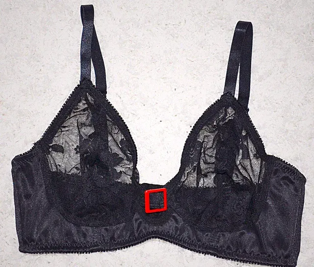 Cottelli Collection BH Größe S 36 38 ohne Bügel transparent durchsichtig schwarz