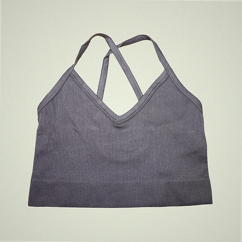 Cotton On Damen Sport BH Grau XL Seamless Stretch Fitness Training