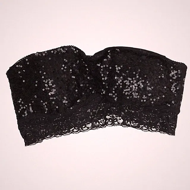 Cubus, Bandeau-BH, Größe: L, Schwarz, Baumwolle/Elasthan/Polyamid #bqw