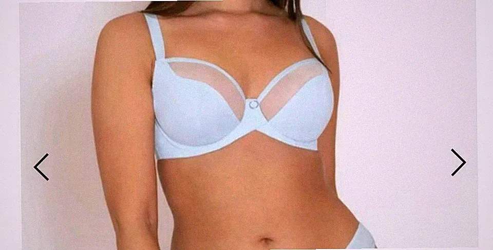 Curvy Kate Balconette BH Bra 32G 70I Daily hellblau Neu mit Etikett