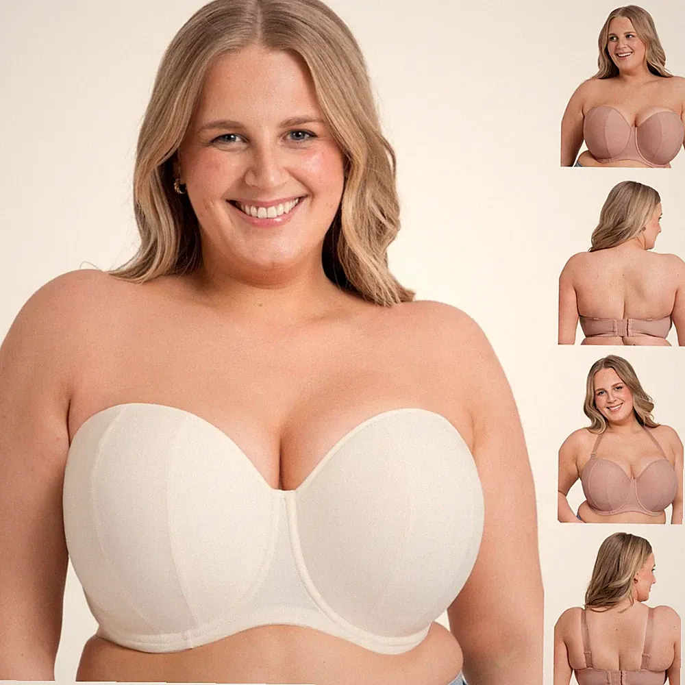 Curvy Kate Luxe BH Trägerlos Bügel Gepolstert Multiway Damen BHs
