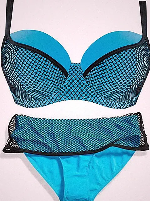 Curvy Kate SWIM "Catch of the day" Bikini Bügel BH Gr.65I UK30G Multiway + 10 S