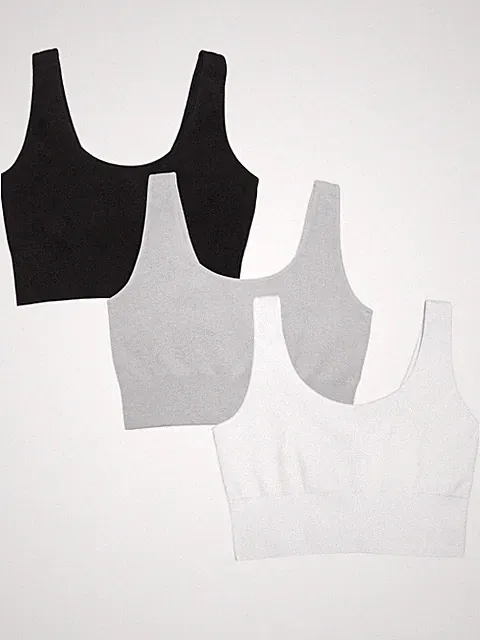 Damen 360 Stretch Seamless Longline, Komfortable Wireless BHS, Nahtlose Volla...