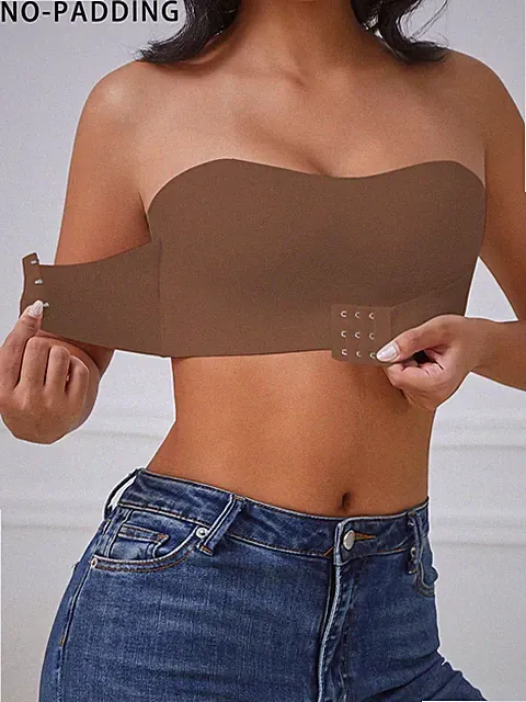 Damen Bandeau BH mit Frontverschluss Bequeme und sexy Wäsche für jeden Billig24