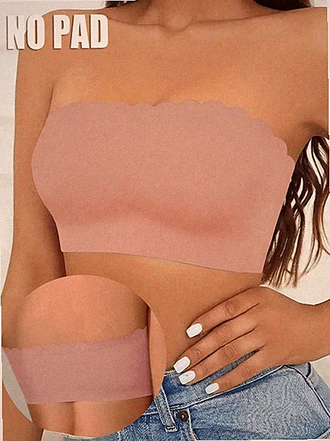 Damen Bandeau BH ohne Träger Bequem & Lässig für Jeden Tag Billig24