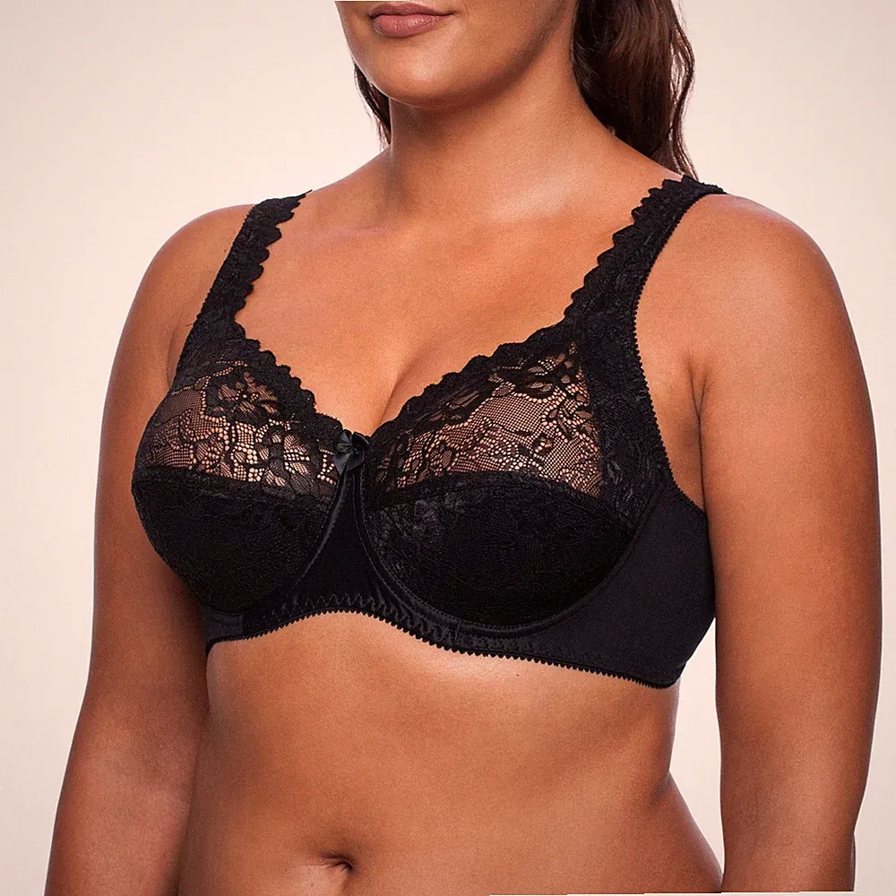 Damen BH Minimizer BH Vollbesatz BH Bügel BH Übergröße BH Spitze UK