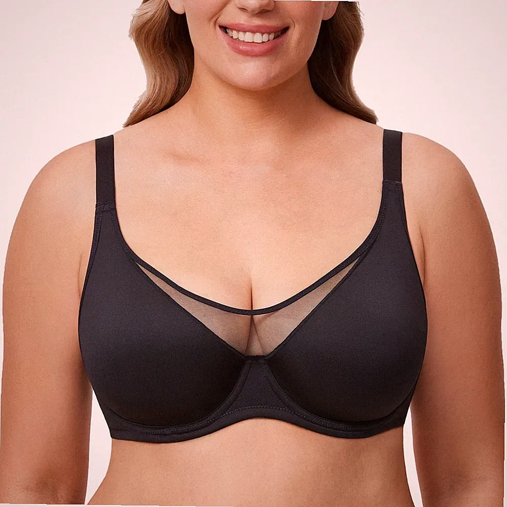 Damen BH Minimizer Übergröße mit Bügel am Ende ohne Rem...