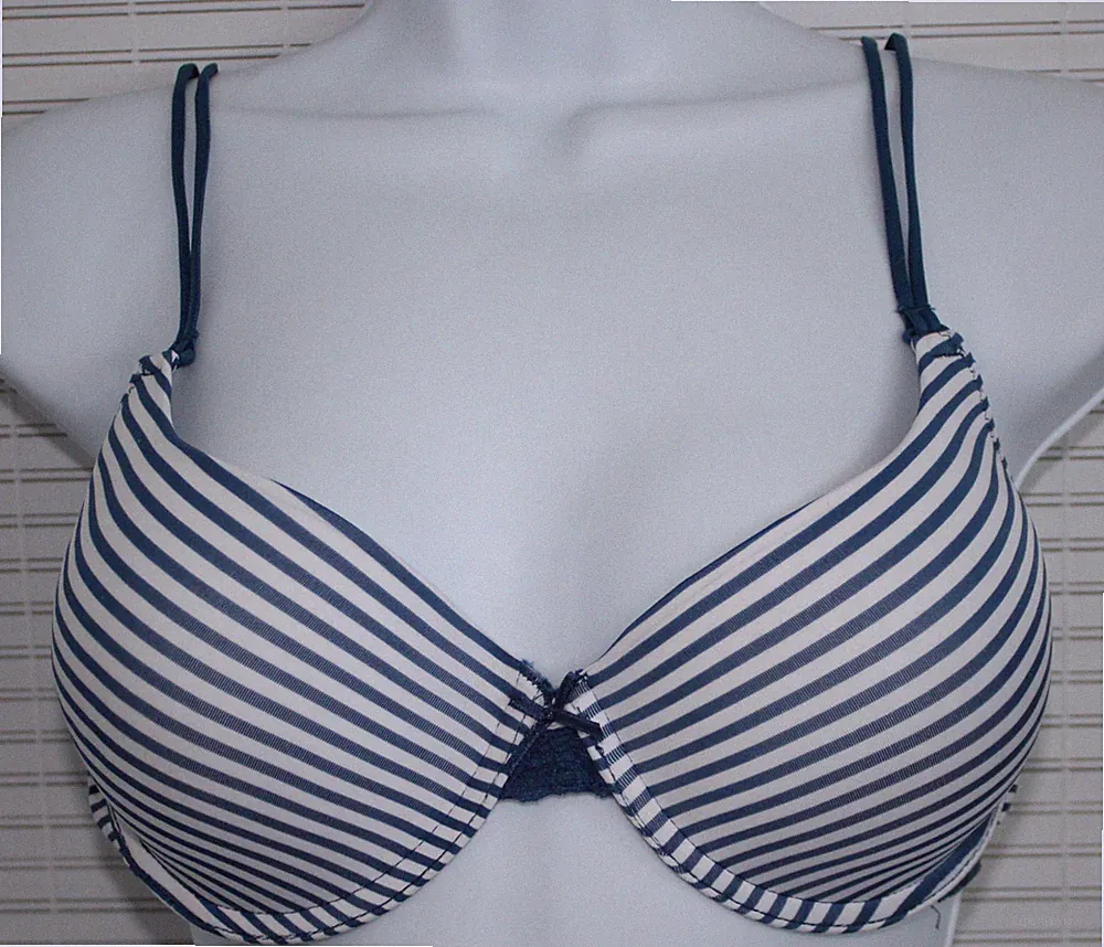 Damen BH Push UP BH gestreift 75B 75C 80B 80C