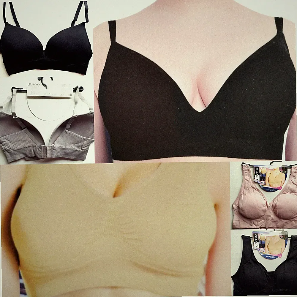 Damen BH. Soft-Einlage .Fitness Bustier. Schwarz; Haut; Weiß Gr.:XL;XXL;3XL